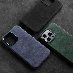 Handcrafted Original Suede case for Apple iPhone