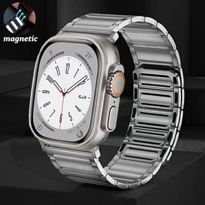 Stainless steel strap with magnetic clasp for Apple Watch